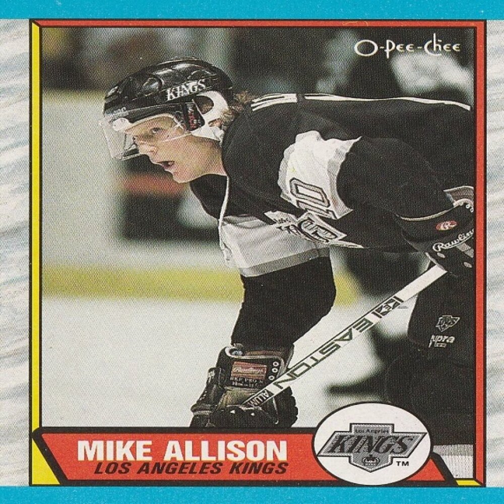 Mike Allison - 1989 O Pee Chee Hockey Card
